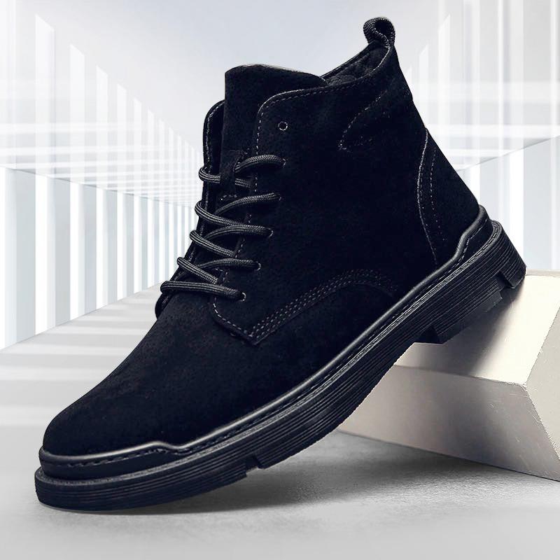 Martin Boots Men's Autumn New Casual Tooling Shoes Trendy Fashion Board Shoes British Fashion Martin Boots Men's Shoes