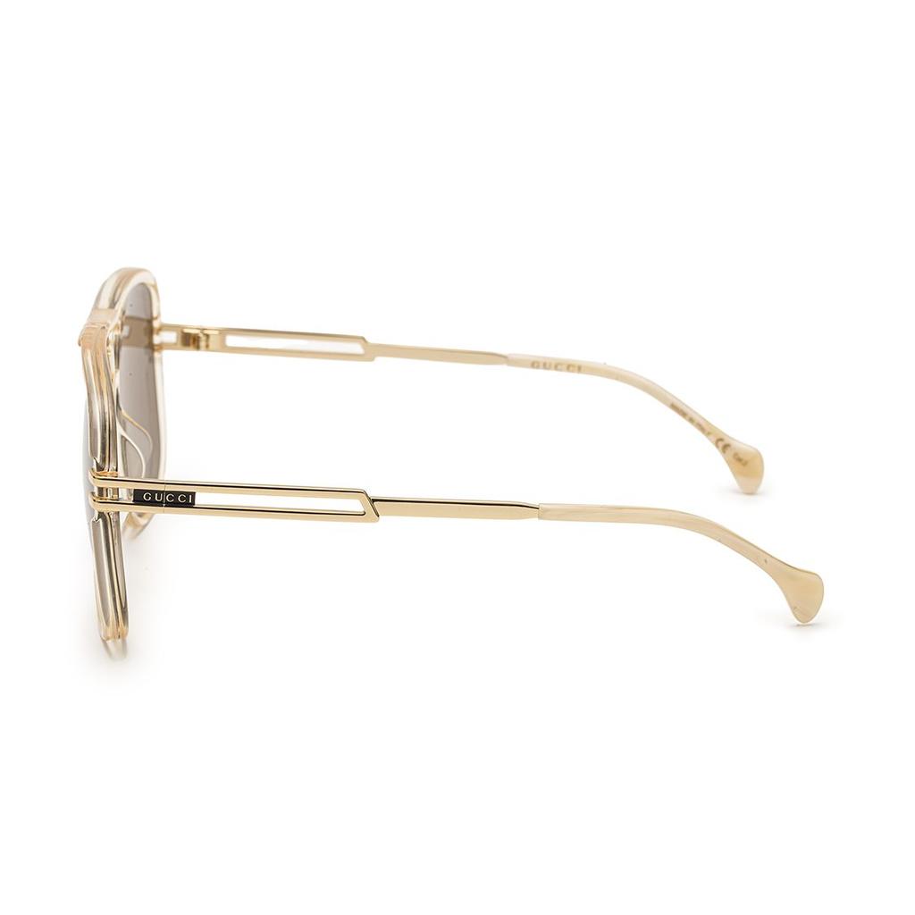 Gucci Fashion Elegant Pilot Style Sunglasses Unisex Sunglasses GG1105S-004