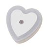 Light Sensor LED Heart Shaped US Plug-in Night Lamp for