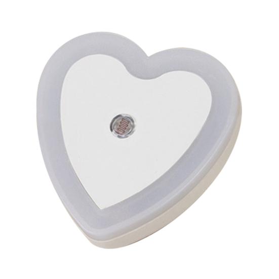 Light Sensor LED Heart Shaped US Plug-in Night Lamp for