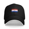 PARAGUAY Flag Art Design Baseball Cap  Kpop Rock Wholesale Hip Hop Hats WoWomen Women Fashion Design Baseball Caps