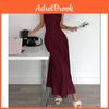 Polyester A-Linien-Kleid Mit Knitterfreiem Stoff Für Freizeit Und Party