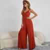 Women's New Summer Jumpsuit Solid-color Casual PulloversSleeveless Loose Jumpsuit for Women