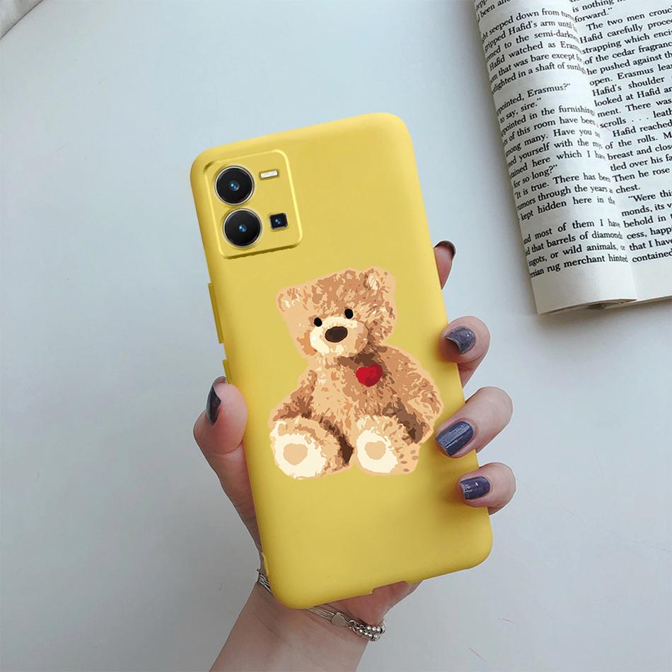 For VIVO Y35 Y16 Y02S Y22S Y75 Phone Case Cute Cactus Painted Soft TPU Back Protector Shell Funda For VIVO Y 35 02S 22S 75 Cover