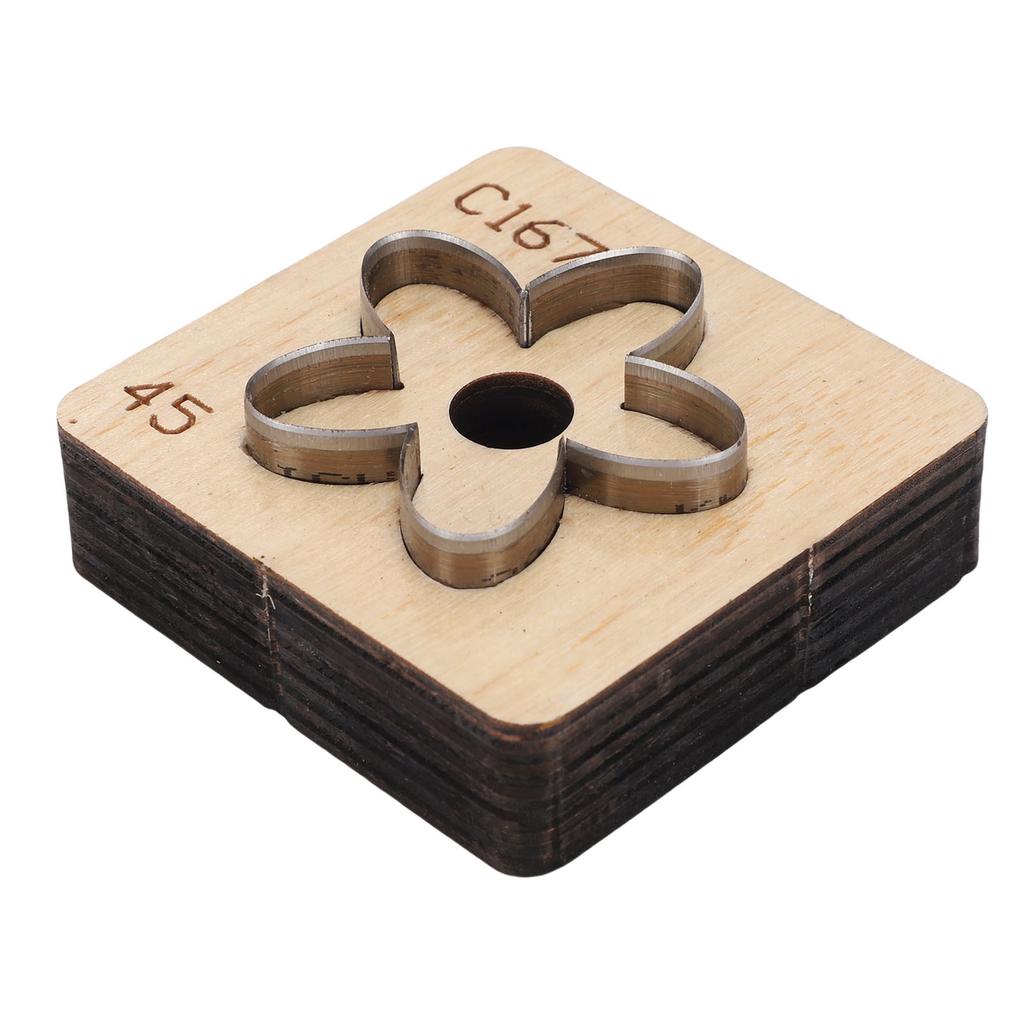 Leather Cutting Die Flower Shaped Metal Leathercraft Cutter Punching Mold Art Crafting Tool