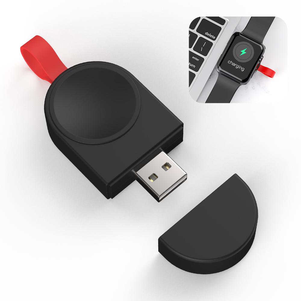 Carregador USB DUODUO para iwatch série 6 5 4 3 2 estação de carregamento sem fio portátil smartwatch cabo