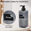 Suream Waterproof Labels for Plastic/Glass Bottles, Kitchen&Bathroom Stick Lable for Shampoo, Soap, Lotion, Conditioner, Home Organization, Soap