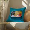 Sardines Art Cushion Cover Soft Short Plush Pillow Cover Smooth Cozy Texture Aesthetic Cushion Case Home Decor