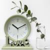High Quality Vintage Style Desk Clock Fashion Round Pointers Clock Non Ticking Clock  Dorm