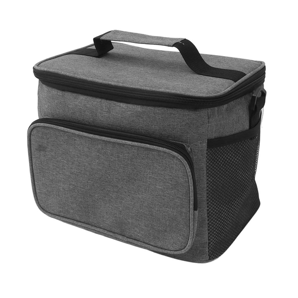 Lunch Bag 10L Collapsible Adjustable Strap Leakproof Portable Handle Insulated Lunch Bag for