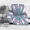 Boho Paisley Floral Print Fleece Blanket Throw Soft Cozy Bed Sofa Decorative Cushion Cover Gift