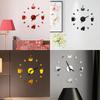 Tasse à café élégante Horloge murale 3D moderne Autocollant Pour Décoration de bar à domicile DIY Élégant