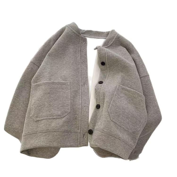Trendy 2025 Unisex Loose Casual Baseball Jacket - Autumn/Winter Designer Style for Women