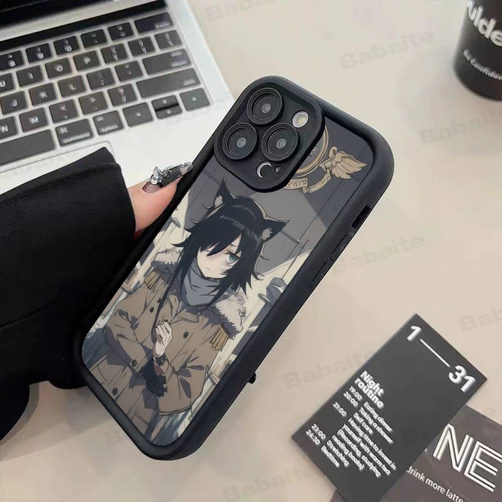 Watamote K-Kuroki T-Tomoko Phone Case For IPhone 17 16 15 14 13 12 11 Pro Max Plus Silicone Shockproof Case