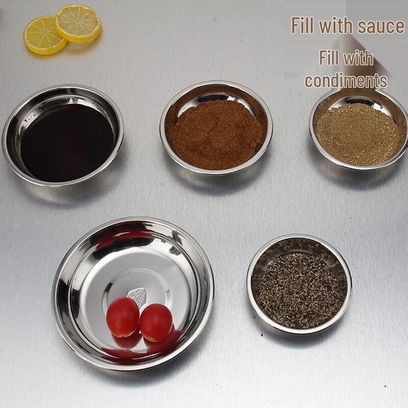 304 Stainless Steel Round Seasoning Plate
