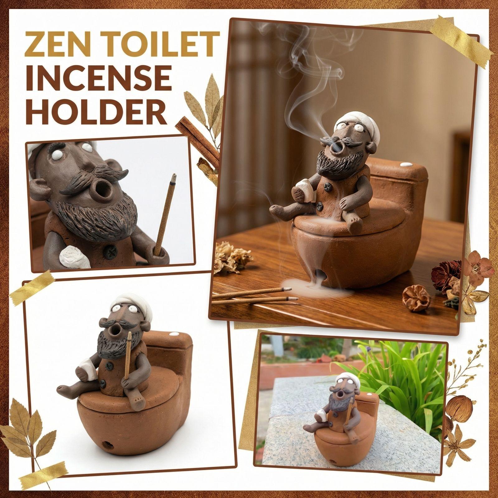 

New Toilet-shaped Resin Incense Burner, Fun Toilet And Bathtub Ornaments, Unique Artistic Aromatherapy Burner, Ashtrays One Size коричневый