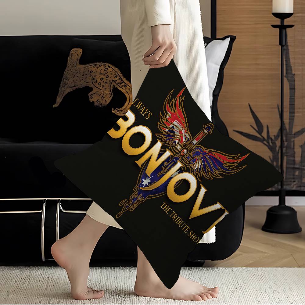 B-BonS J-Jovi Pillow Anime Pillow Sofa Bed Head Pillow Cover Cushion Cover 45x45 cm Fashion
