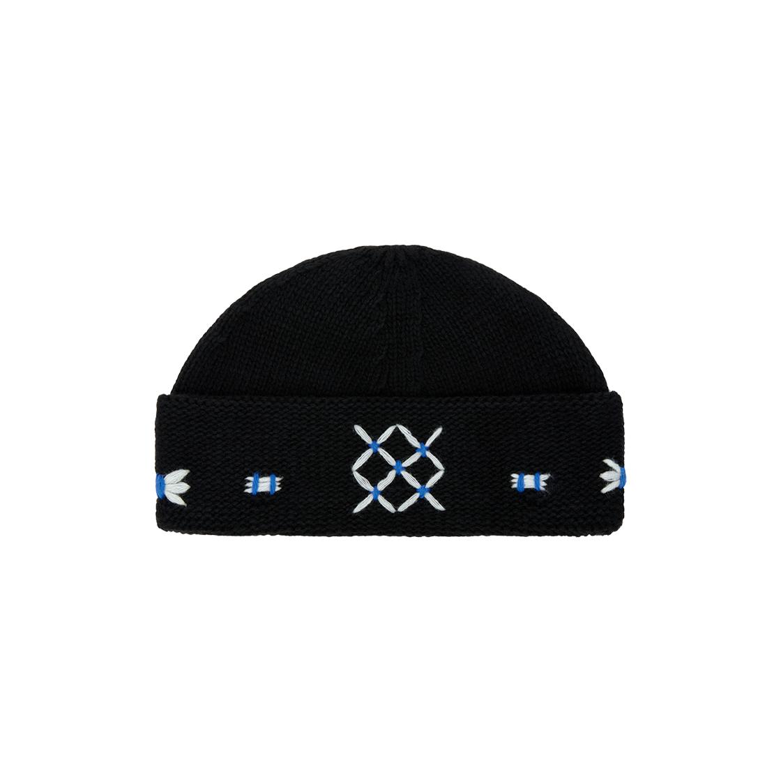 ADERERROR Beanie Product. 73 Noir ONE SIZE