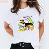 Colorful Dachshund Print T Shirt Women Schnauzer Beagle Dog Boxer Tshirt Femme Summer Fashion T-Shirt Female Streetwear