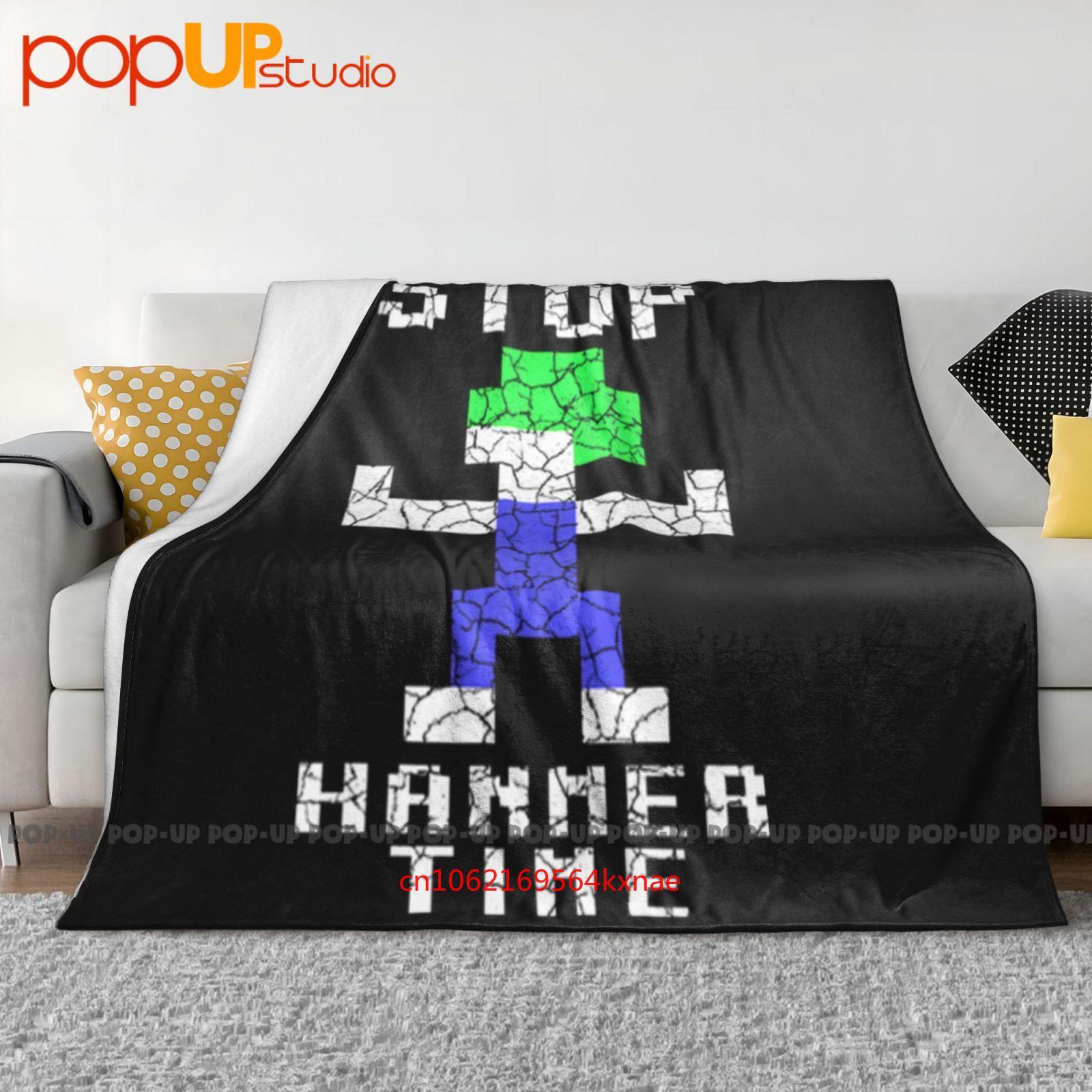 Лемминги Hammer Time Видеоигра Геймер Гейминг Гик Нерд Лемминг Ультра-мягкое одеяло Покрывало Зимний чехол на диван Постельное белье 30x40in