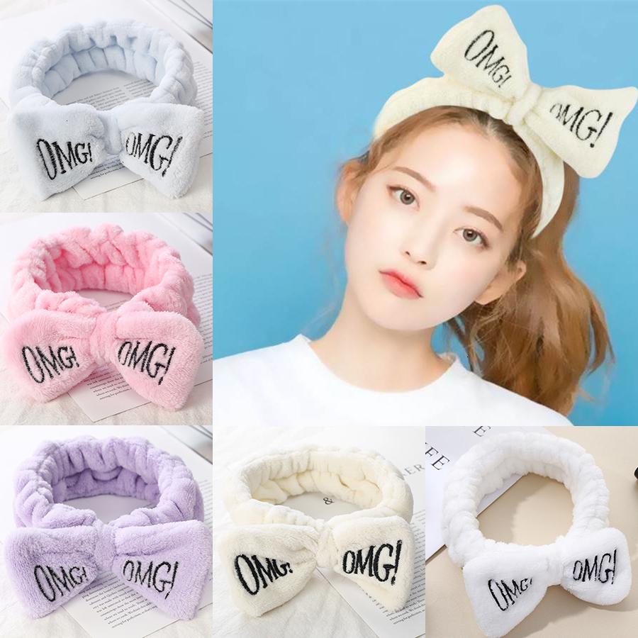 2020 Soft Coral Fleece Girls Headbands Cute Bow Hair Bands Headwear Hair Holder 2020 Soft Coral Fleece Girls Headbands Cute Bow Hair Bands Headwear Hair Holder