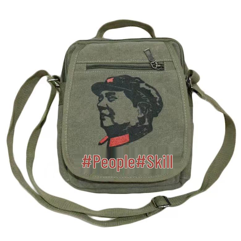 Extra Large Wear-Resistant Canvas Electrician Tool Bag with Shoulder Strap - Multifunctional Repair Bag