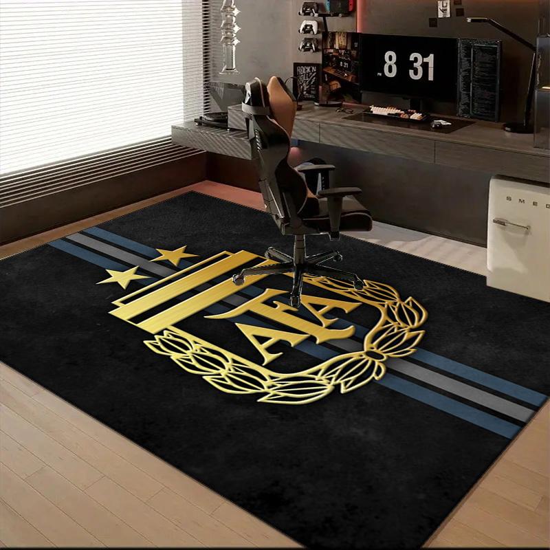 Argentina Football club Printed Office Carpet Chair Cushion  Entryway Rug, Rugs for Living Room, Bedroom Christmas gifts