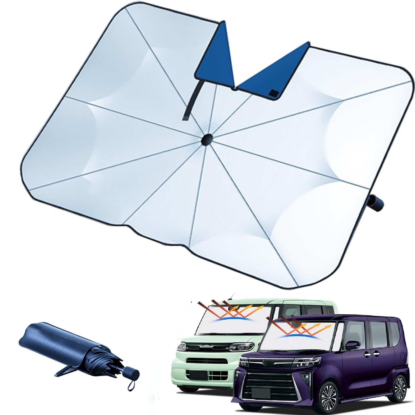 Car Sunshade Daihatsu Tanto Tanto Custom LA650S LA660S Sunshade for One size