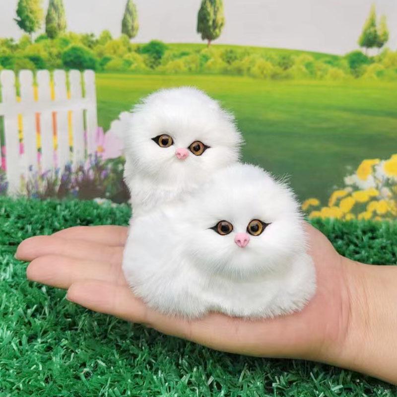 Plüsch Bellende Katze, Hase & Welpen Spielzeug - Pädagogische Tierpuppe für Kinder