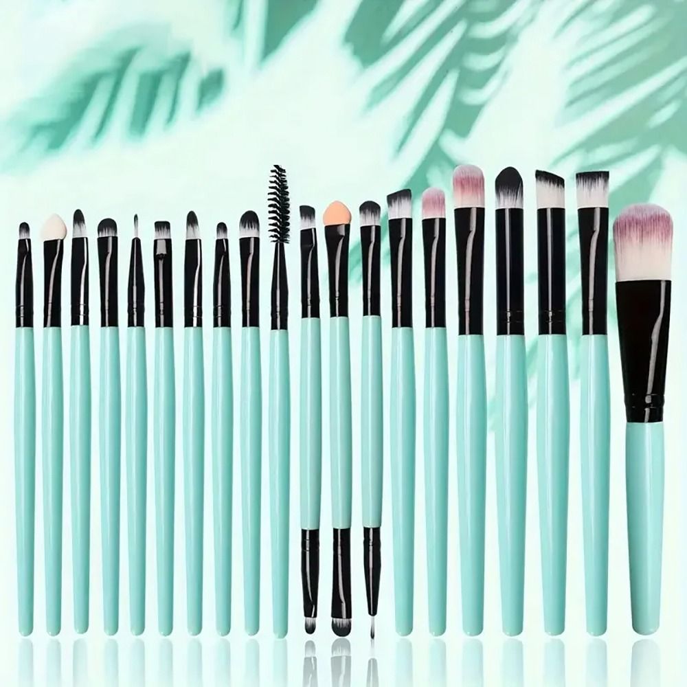 20Pcs/Set Eyeliner Makeup Brush Set Cosmetic Foundation Cosmetic Brushes Kit  for Cheeks Eye