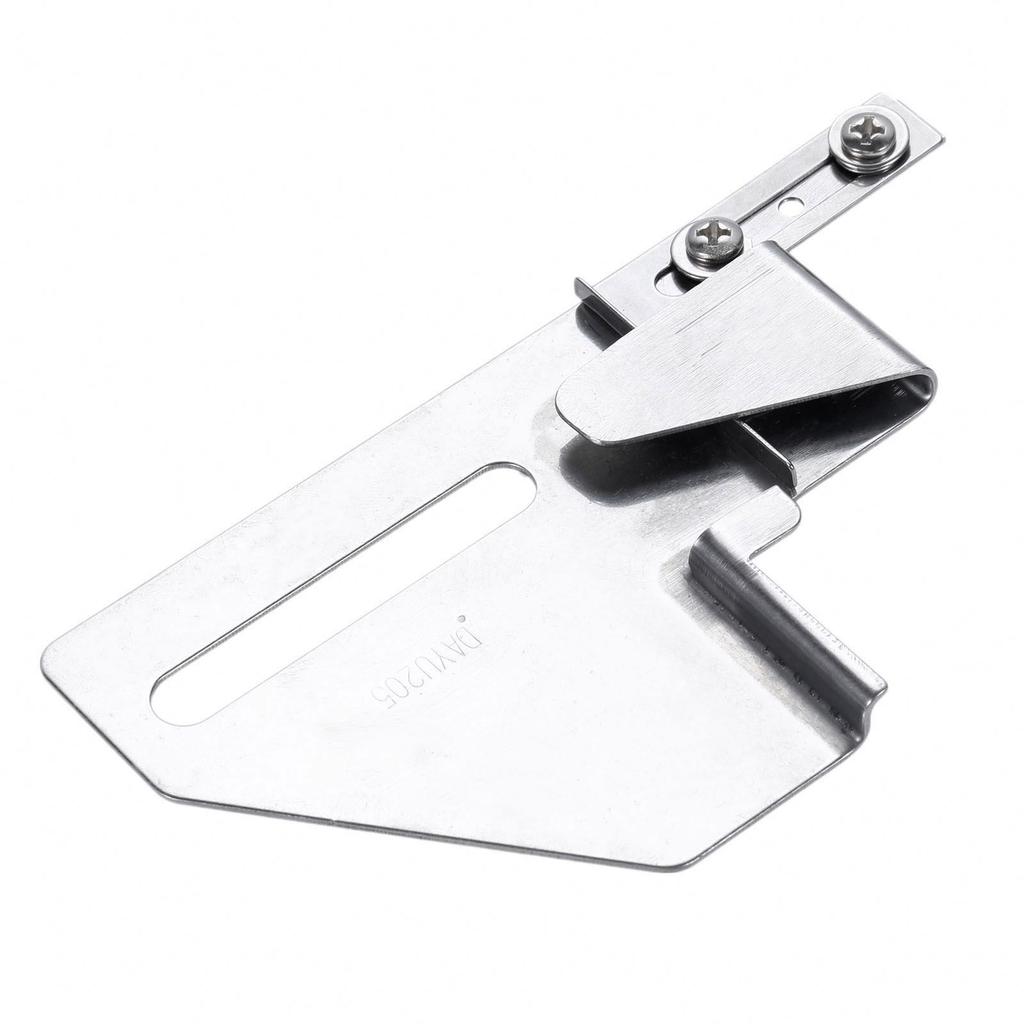 DAYU205 Folder Adjustable Cloth Guide Metal 2-3 Needle Cover Stitch Machine Binding of Knitwear Collar Folder Sewing Accessories