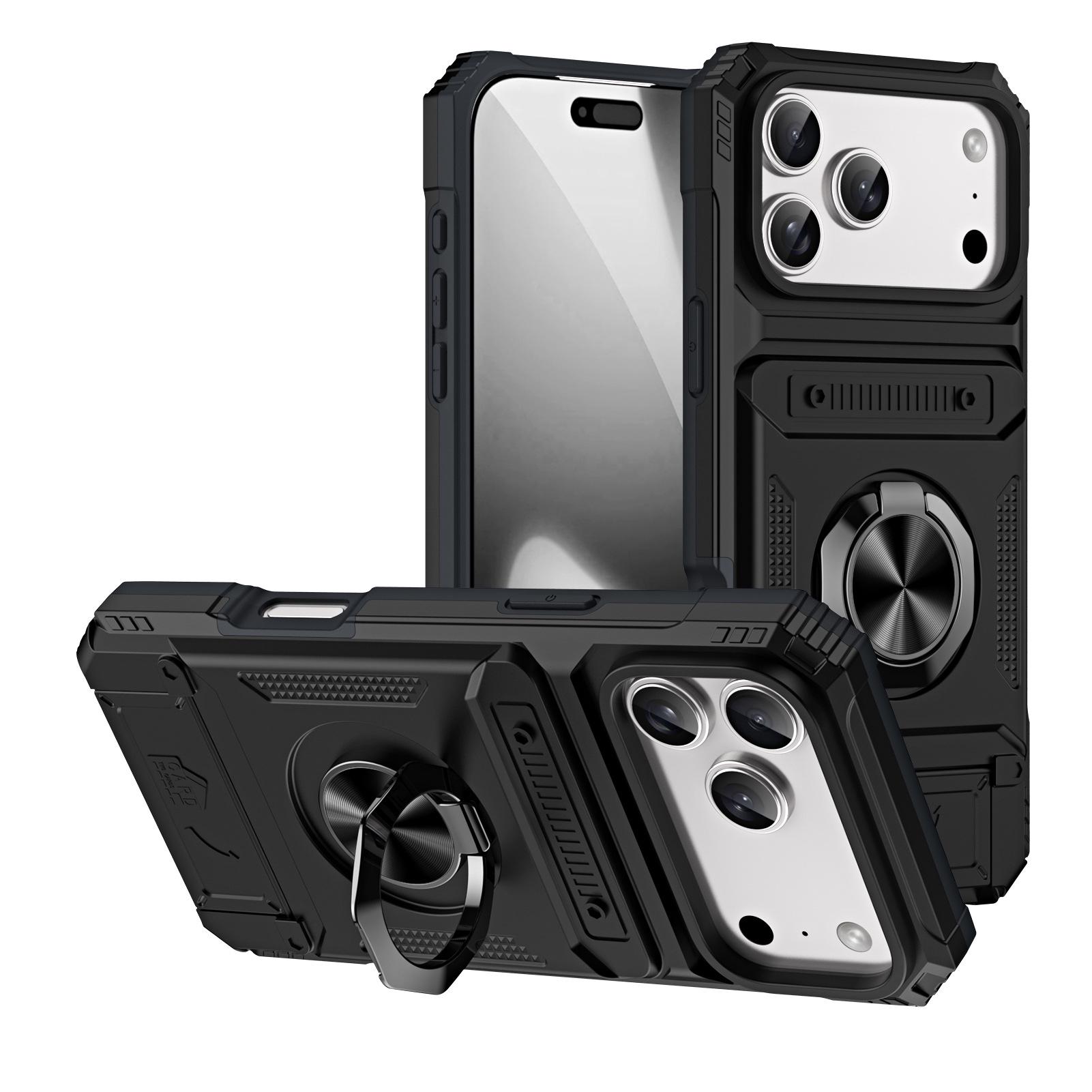 

iPhone 17 Pro Max Alliance Armor Case with Card Slot & Magnetic Shockproof Cover iPhone 15 Pro Max