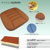 Car Relieves Buttock Pain Cushion, Low-resilience, Breathable, Pressure-relieving, (coffee Color)