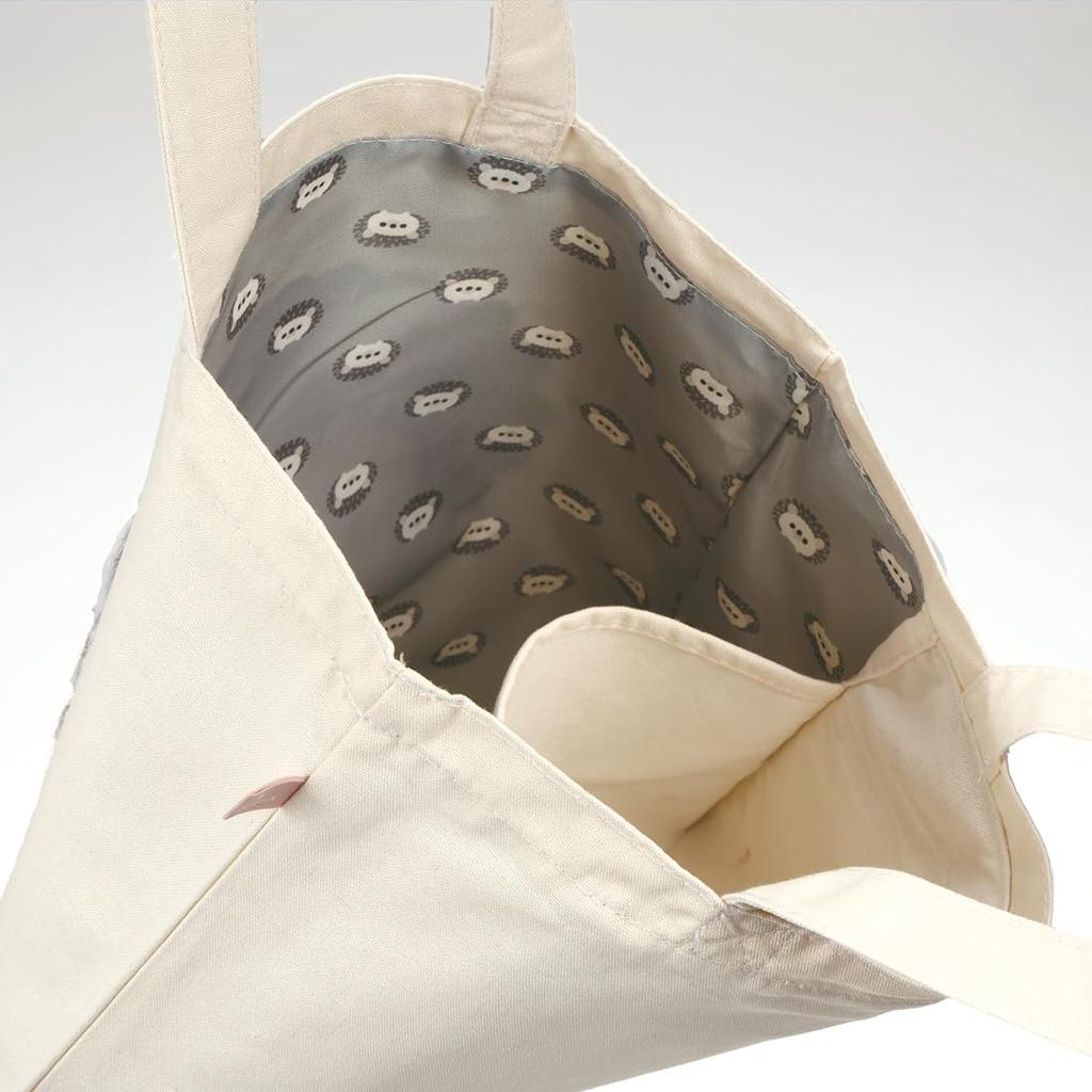 Skater Canvas Tote Bag Hedgehog Pompon's ZCTB1-A