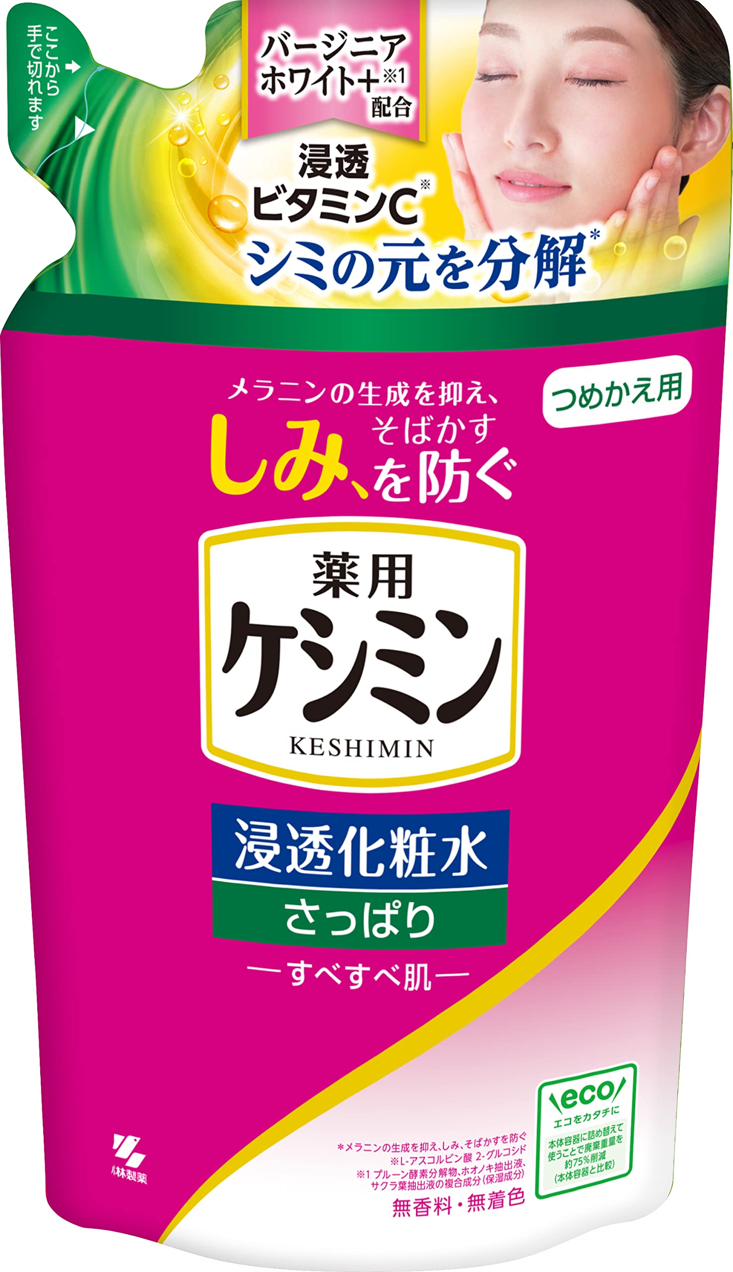 

Keshimin penetrating refreshing and prevents 140ml x 1 lotion, smooth, blemishes,