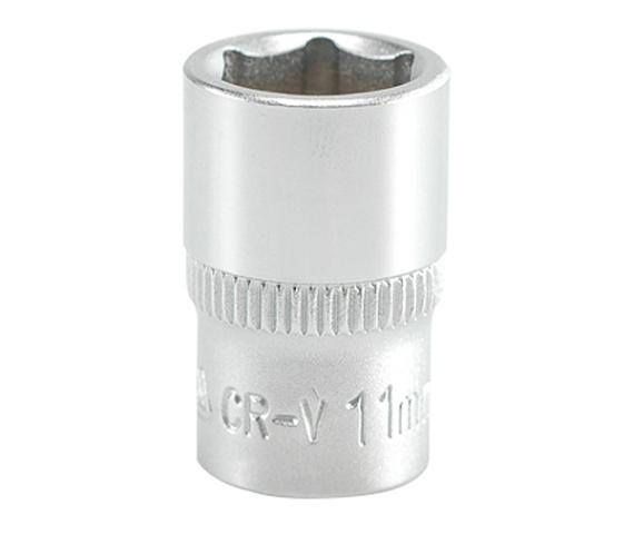 Short Socket 6-Point Crv 1/4'' 11Mm - Yt-1410