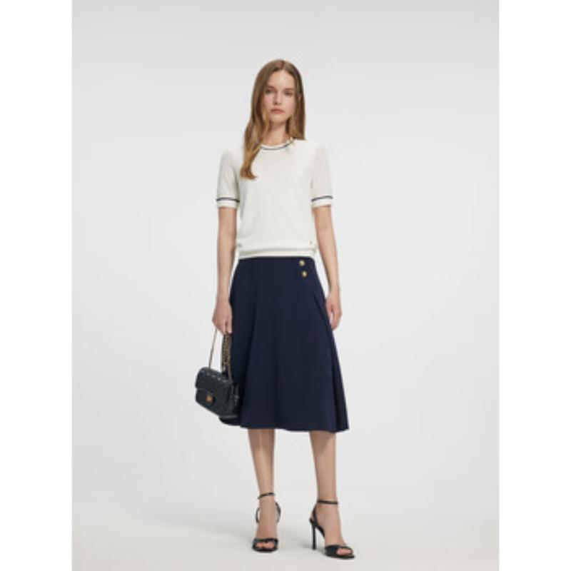 Scofield Women's Color-Block Short-Sleeve Knit Top