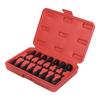 15Pcss Power Nut Driver Drill Bit Set Hex Socket Adapter Bolt Driver Repairing Tool Kit Suitable for Quick Changes