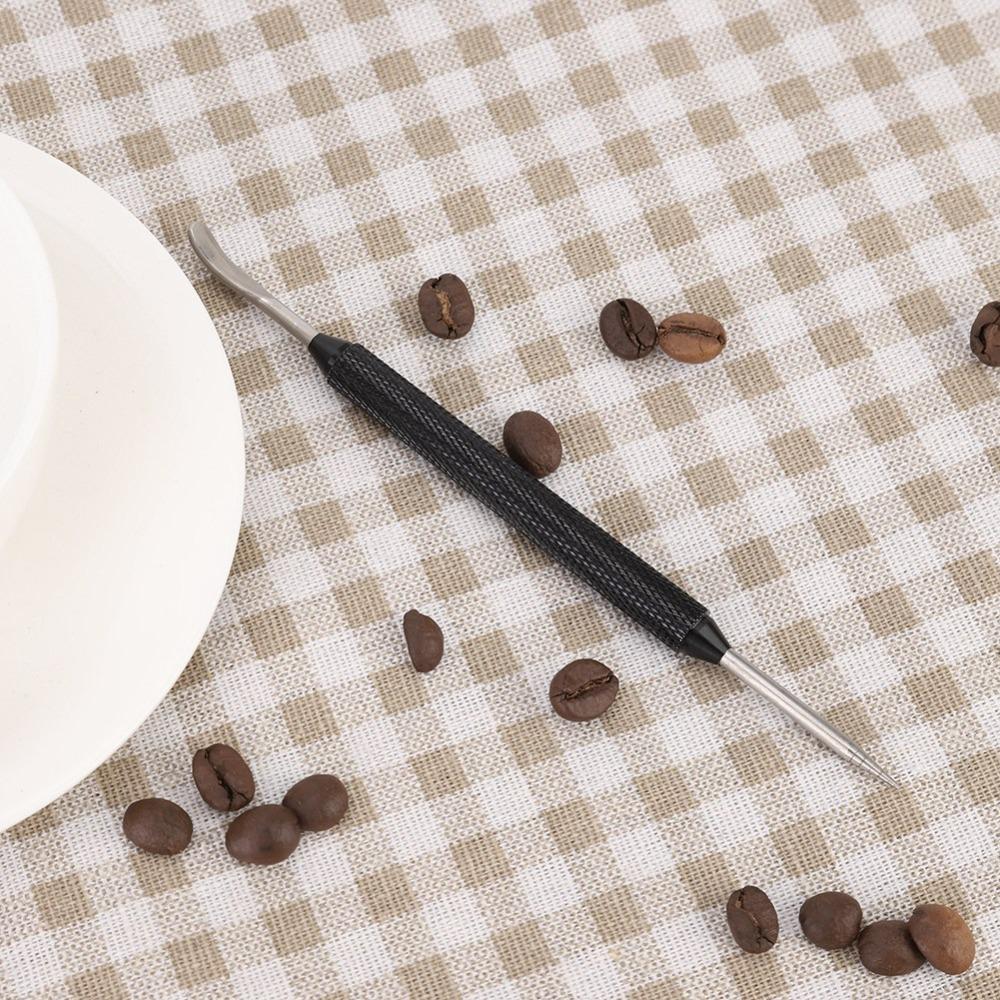 Stainless Steel Coffee Art Needle Black Frothing Needle Latte Art Pen  Decorating Milk Foam