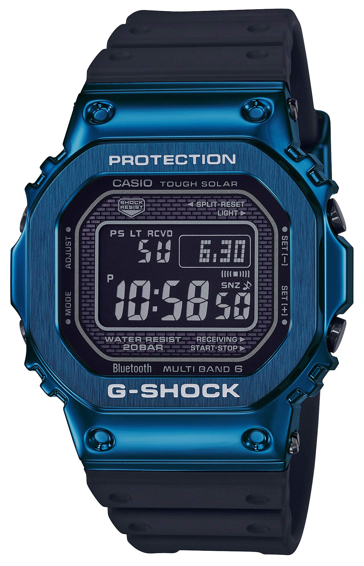 

Casio Black Watch with Bluetooth and Solar Power G-Shock GMW-B5000G-2JF Men s Radio-Controlled