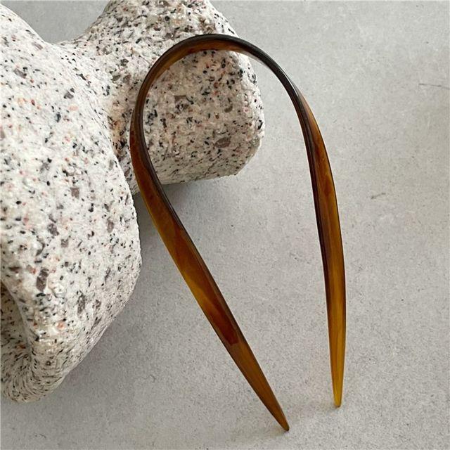 Korejské acetátové vlasy Vidlička do vlasů Tyč do vlasů Jednoduchý design Sponky do vlasů Ženy Dívčí Držák na culík Starověké vlasové doplňky