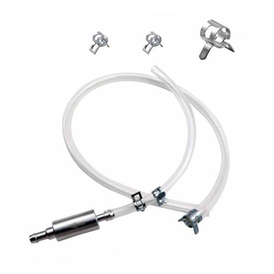 Sada hadice pro odvzdušnění brzd motocyklu Hliníkový jednosměrný zpětný ventil Hadice Univerzální nástroj pro odvzdušnění hydraulické brzdové kapaliny pro automobily, motocykly, EV