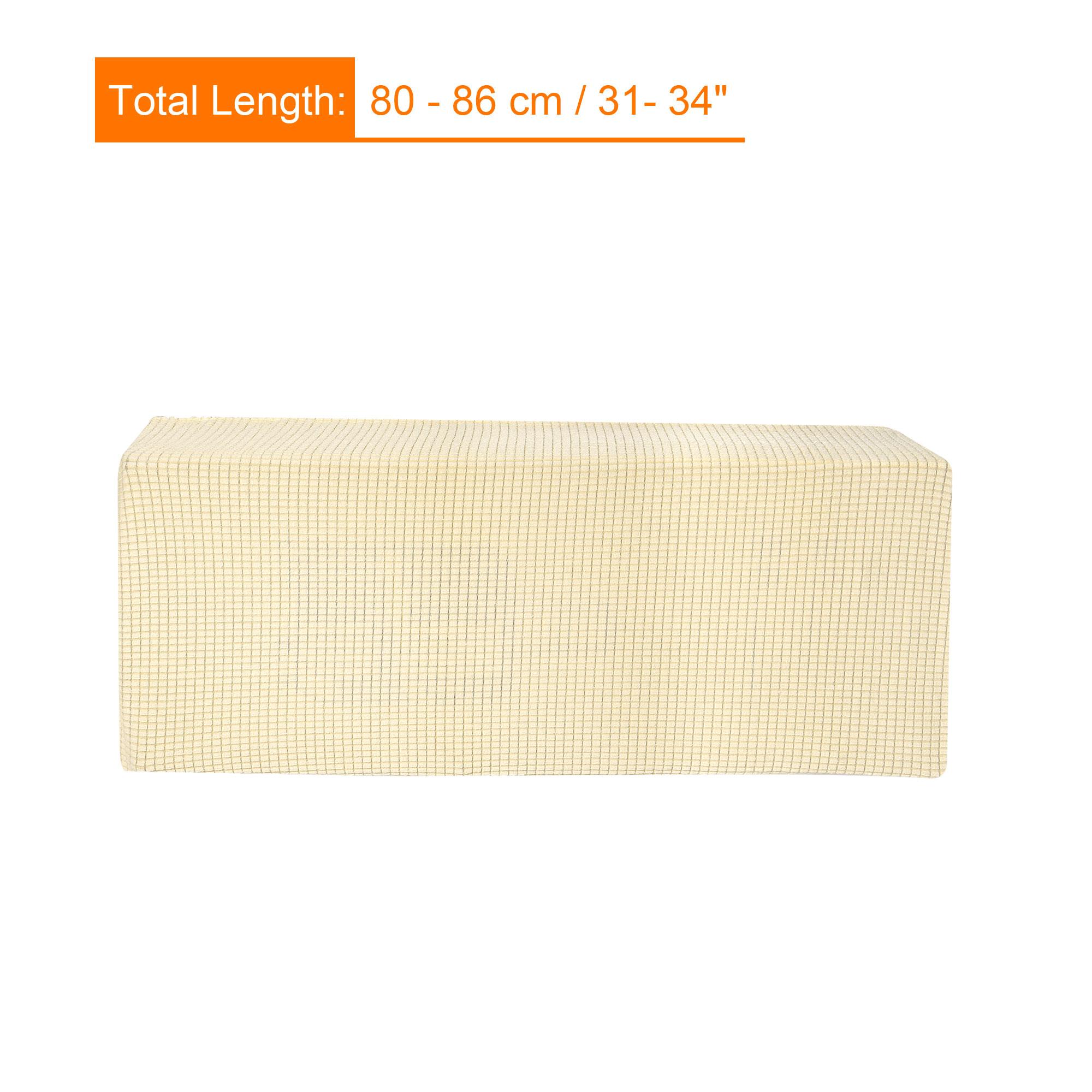 

Air Conditioner Cover 31-34 Inch Knitted Elastic Cloth Dustproof for Wall-Mounted Units Split Indoor AC Covers бежевий