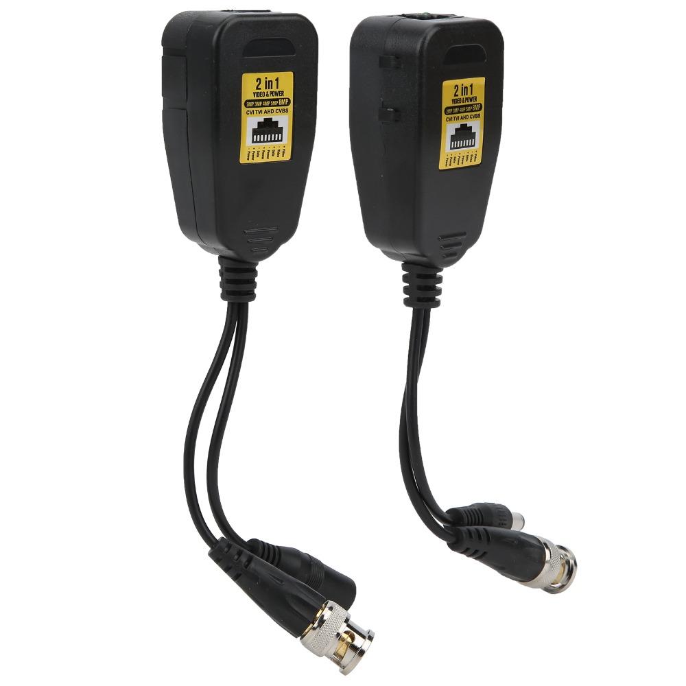 4 PCS Anti Thunder Video Balun Transceiver  Household Use