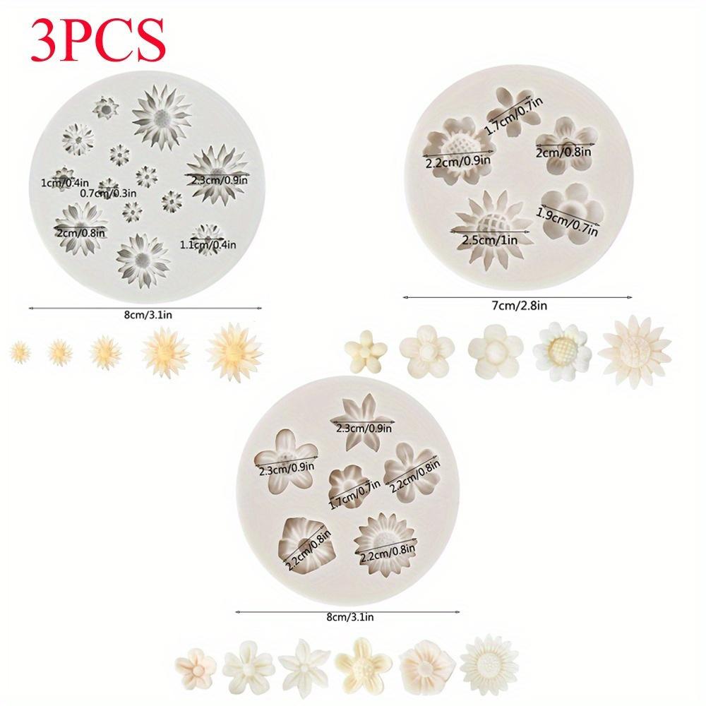 Butterfly Floral Silicone Mold Set for Fondant Resin Crafts Versatile Mold Kit for Cake Decoration DIY Projects Baking Tools