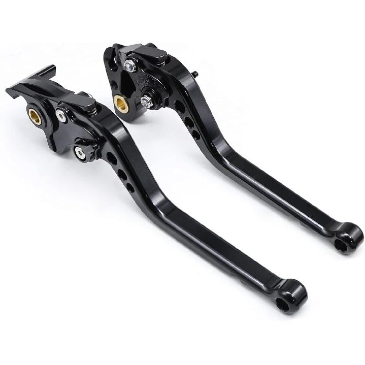 CNC Clutch Brake Levers Fit for RE Classic 350 350cc Meteor 2021-2025, Super Meteor 650 2023, Hunter 350 HNTR 2022-2024 Black Long