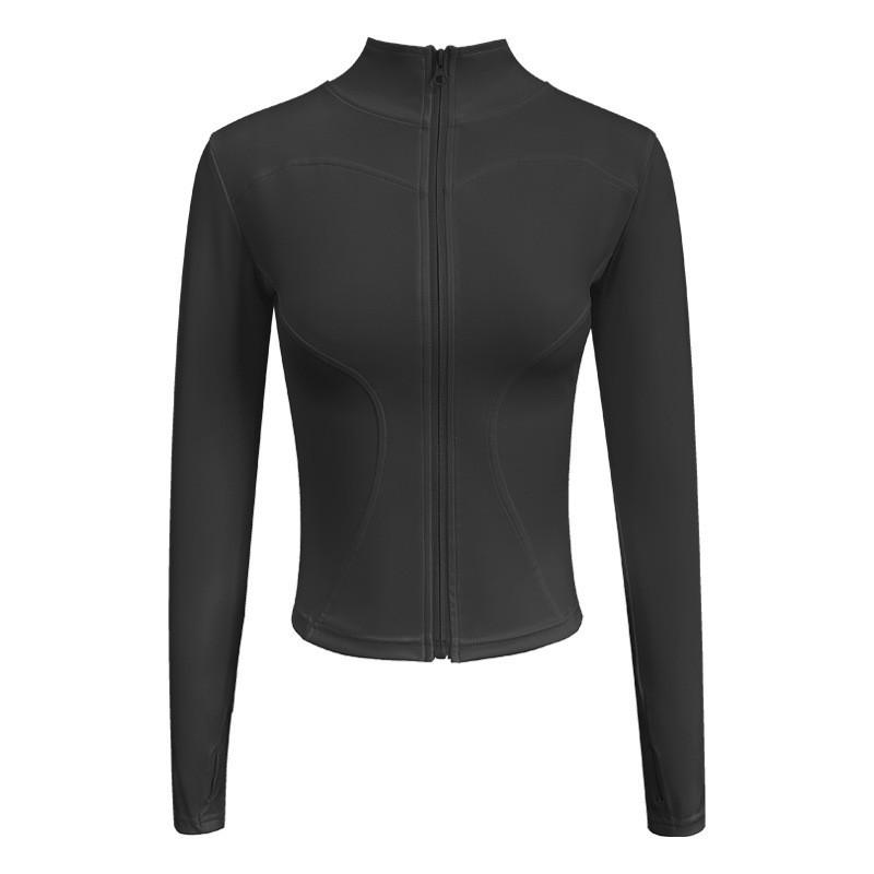 Lulu Women's Slimming Long-Sleeve Stand Collar Cardigan for Yoga, Running, Training & Fitness