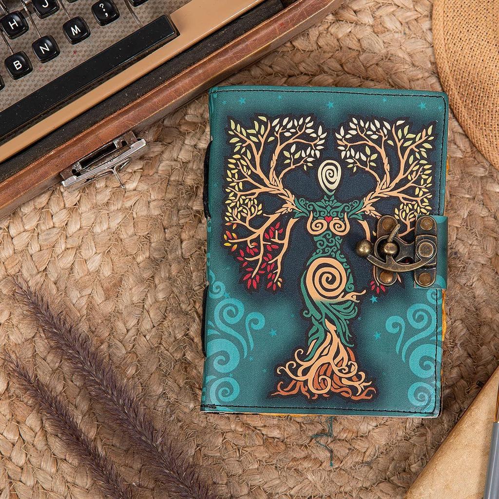 Vintage Leather Journal Diary, A5 17.78 X 12. 7 CM