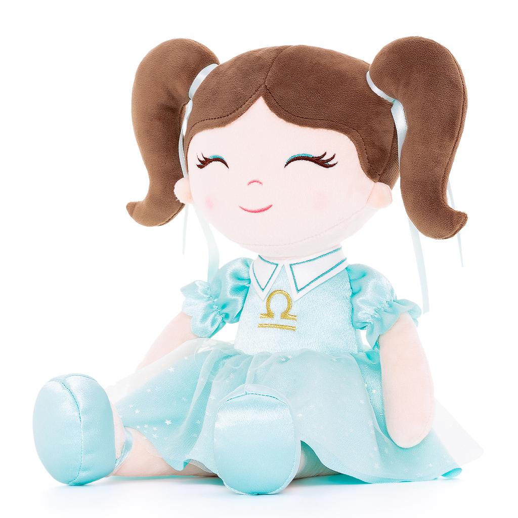 16 Inches Baby Girl Gifts Plush Doll Libri Constellation Doll In Lake Blue for Baby's First Birthday Gift