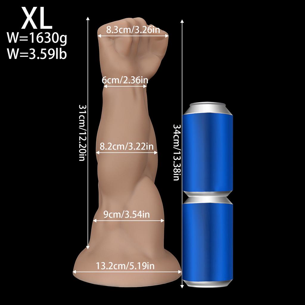 Huge Silicone Anal Plug Dildo Strap on Realistic Penis Dilator Adult Sex Toy Fisting